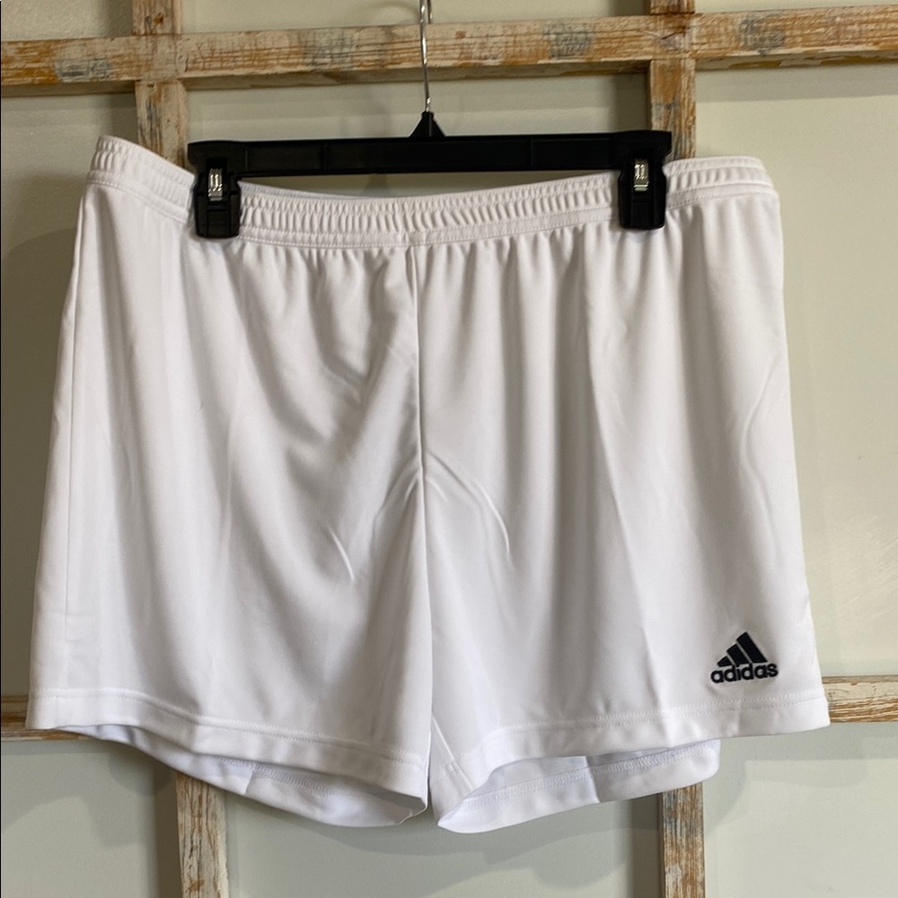 adidas Women's White Athletic Shorts